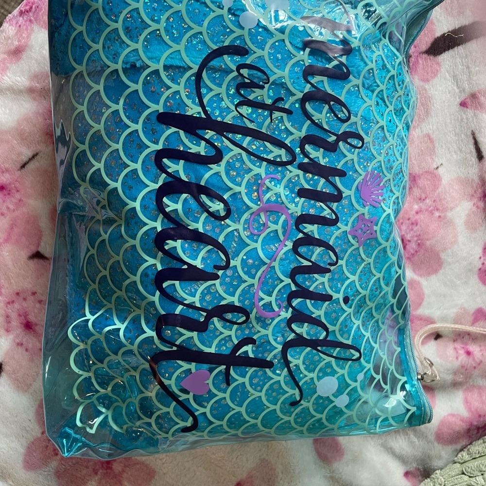 Mermaid tail blanket